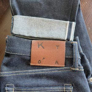 Hiroshi Kato Slim Fit Indigo Raw Selvedge Denim